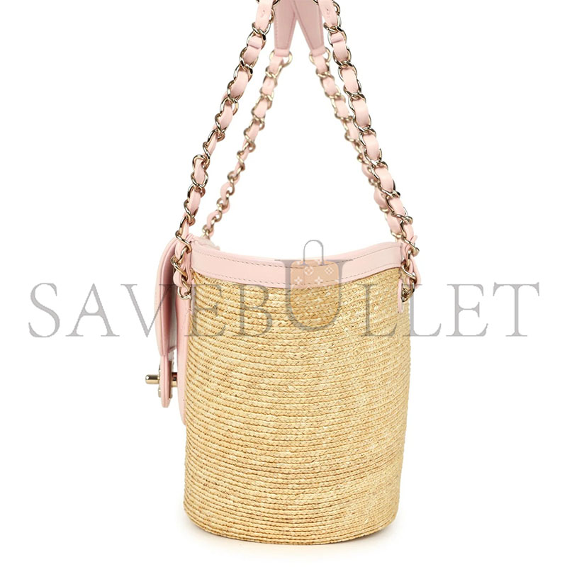 CHANEL MASTER SMALL WOVEN BASKET SHOPPING BAG (36*18*12cm) 